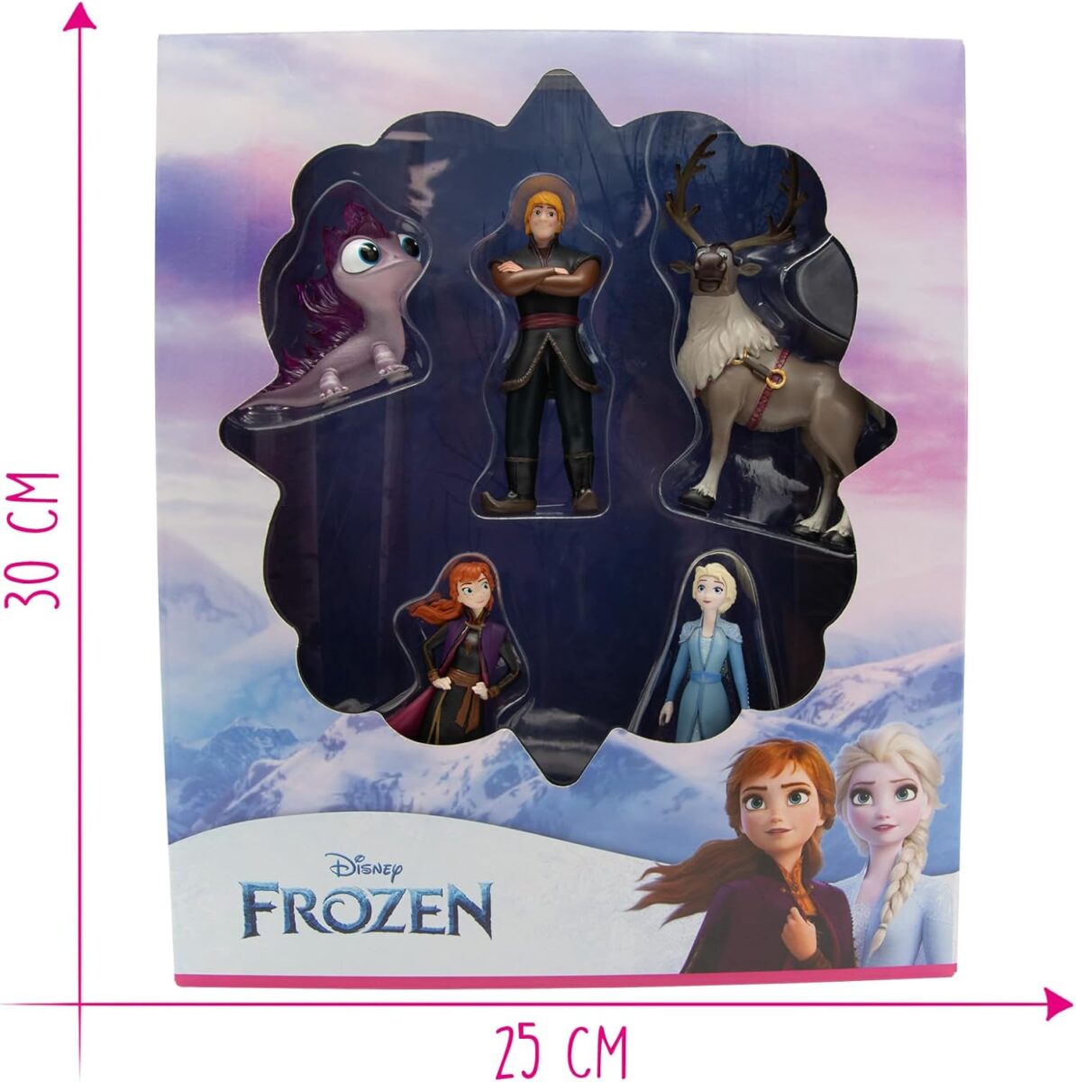 figuras Frozen Anna Elsa Kristoff Sven Bruni Bullyland